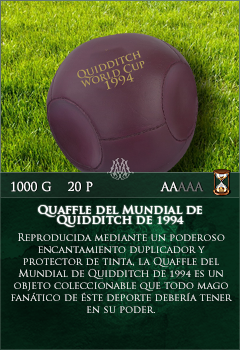 Quaffle del Mundial de Quidditch de 1994