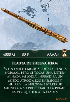 Flauta de Sheena Ktam