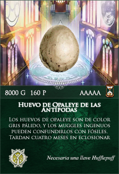 Huevo de Opaleye de Antípodas