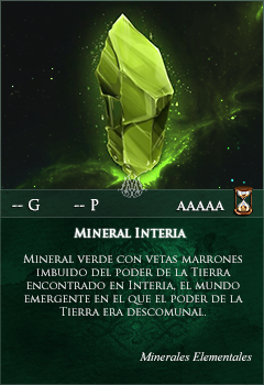 Mineral Interia