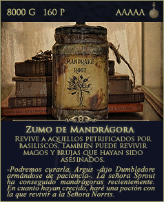 Zumo de Mandrágora